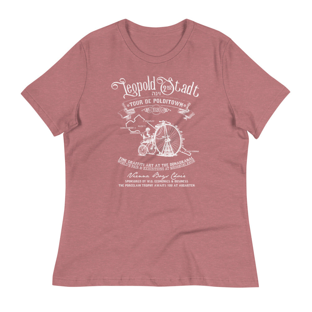 02., Leopoldstadt, Wien, „Americana“, Premium Lockeres Damen T-Shirt