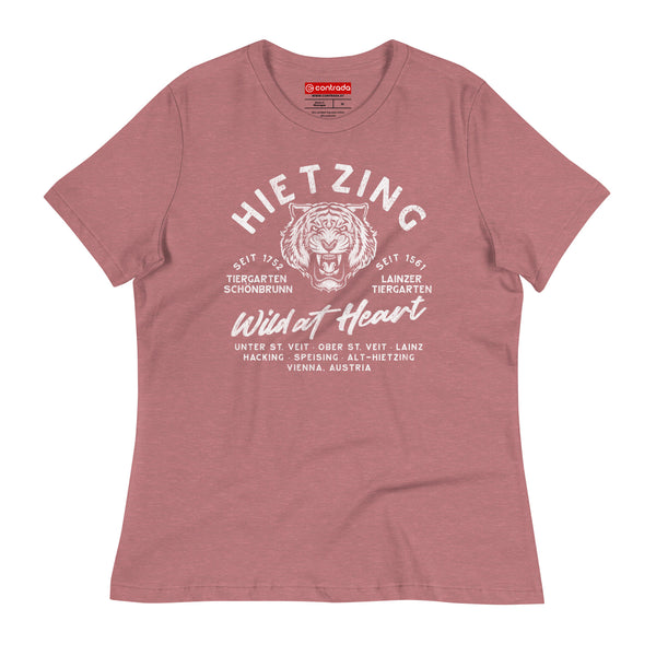 13., Hietzing, Wien, "Wild at Heart", Premium Lockeres, Damen T-Shirt