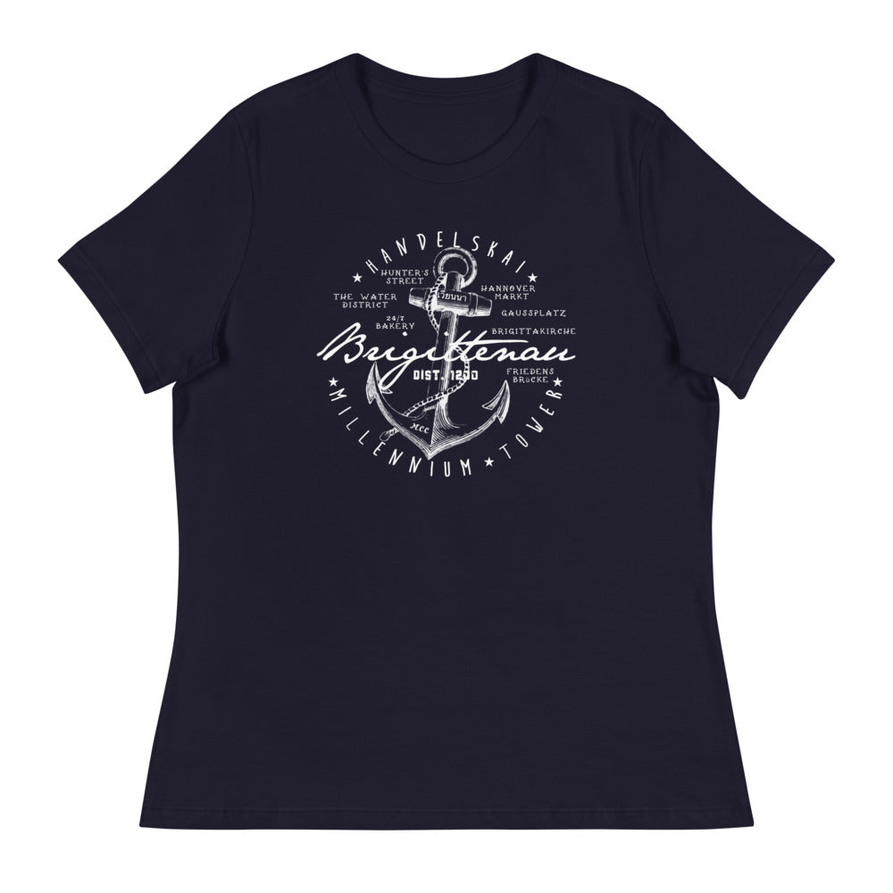 20., Brigittenau, Wien, „Americana“, Premium Lockeres Damen T-Shirt