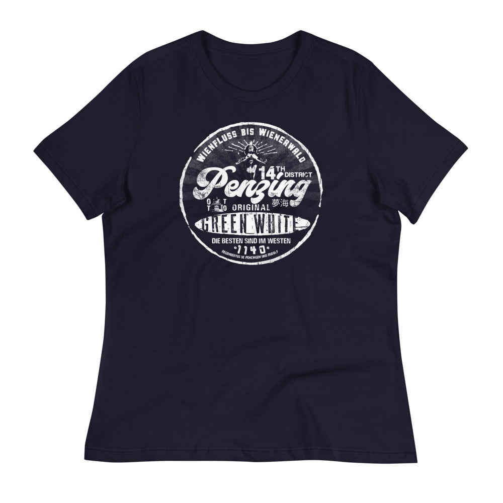 14., Penzing, Wien, „Americana“, Premium Lockeres Damen T-Shirt