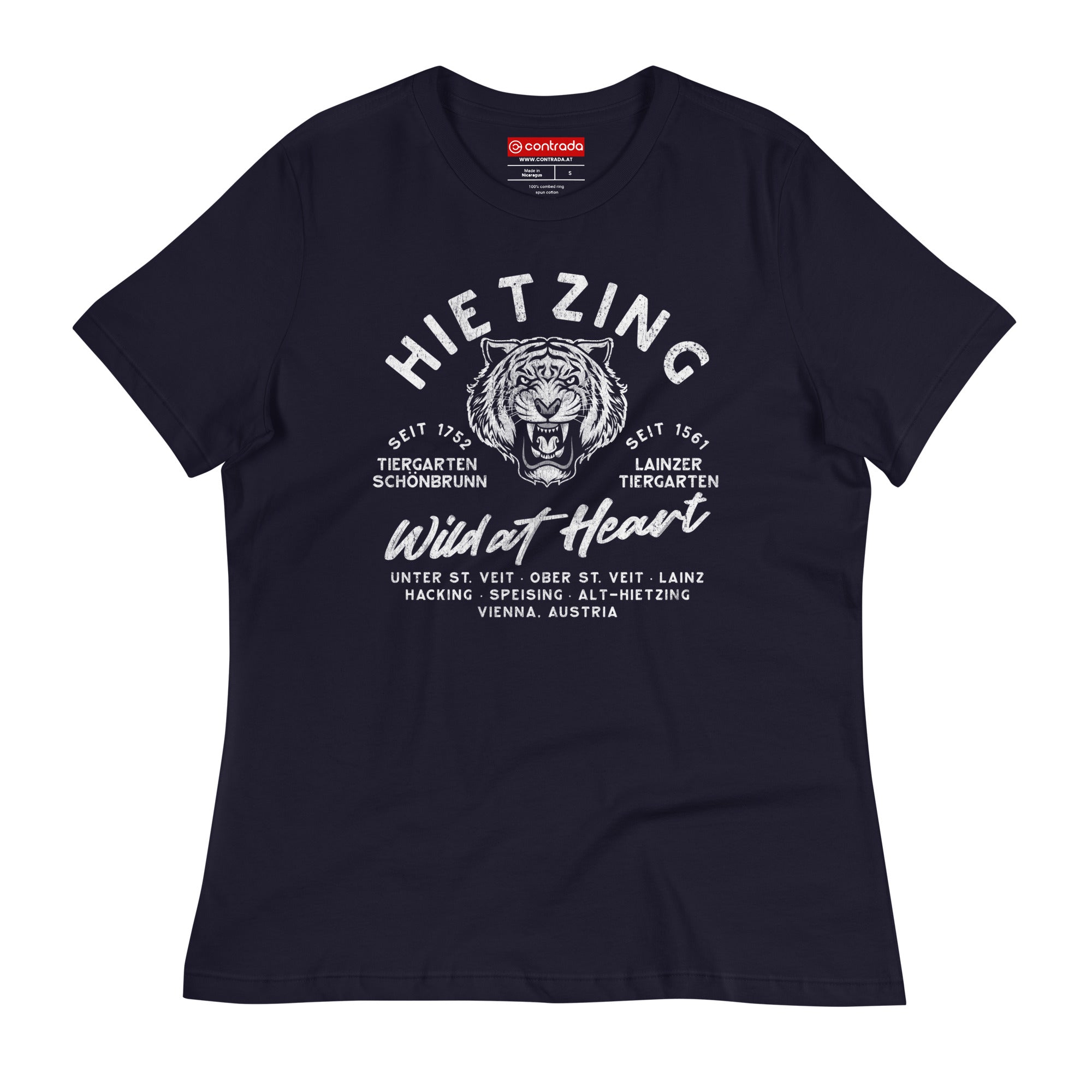 13., Hietzing, Wien, "Wild at Heart", Premium Lockeres, Damen T-Shirt