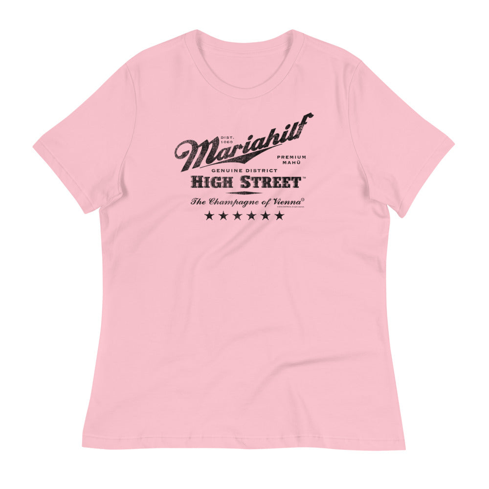 06., Mariahilf, Wien, „Americana“, Premium Lockeres Damen T-Shirt