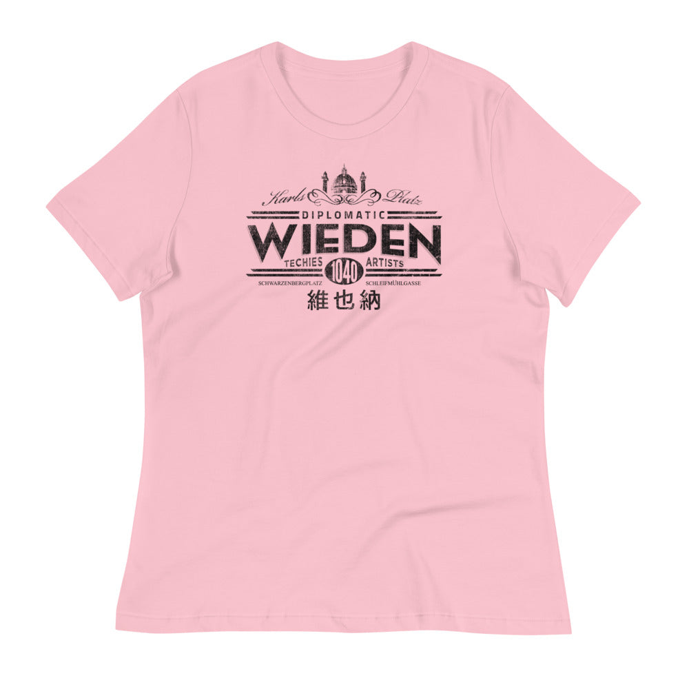 04., Wieden, Wien, „Americana“, Premium Lockeres Damen T-Shirt