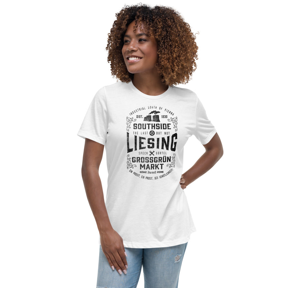 23., Liesing, Wien, „Americana“, Premium Lockeres Damen T-Shirt
