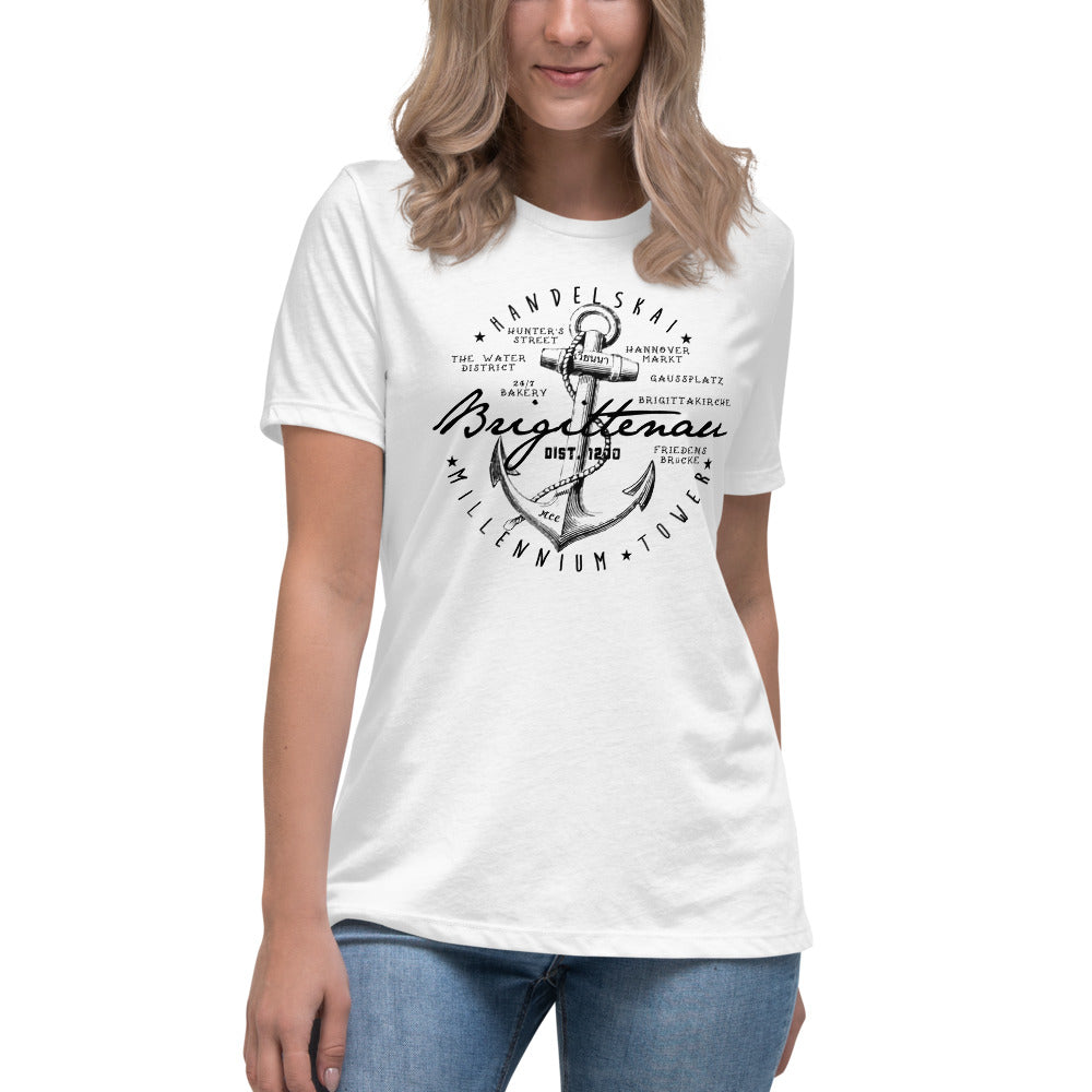 20., Brigittenau, Wien, „Americana“, Premium Lockeres Damen T-Shirt