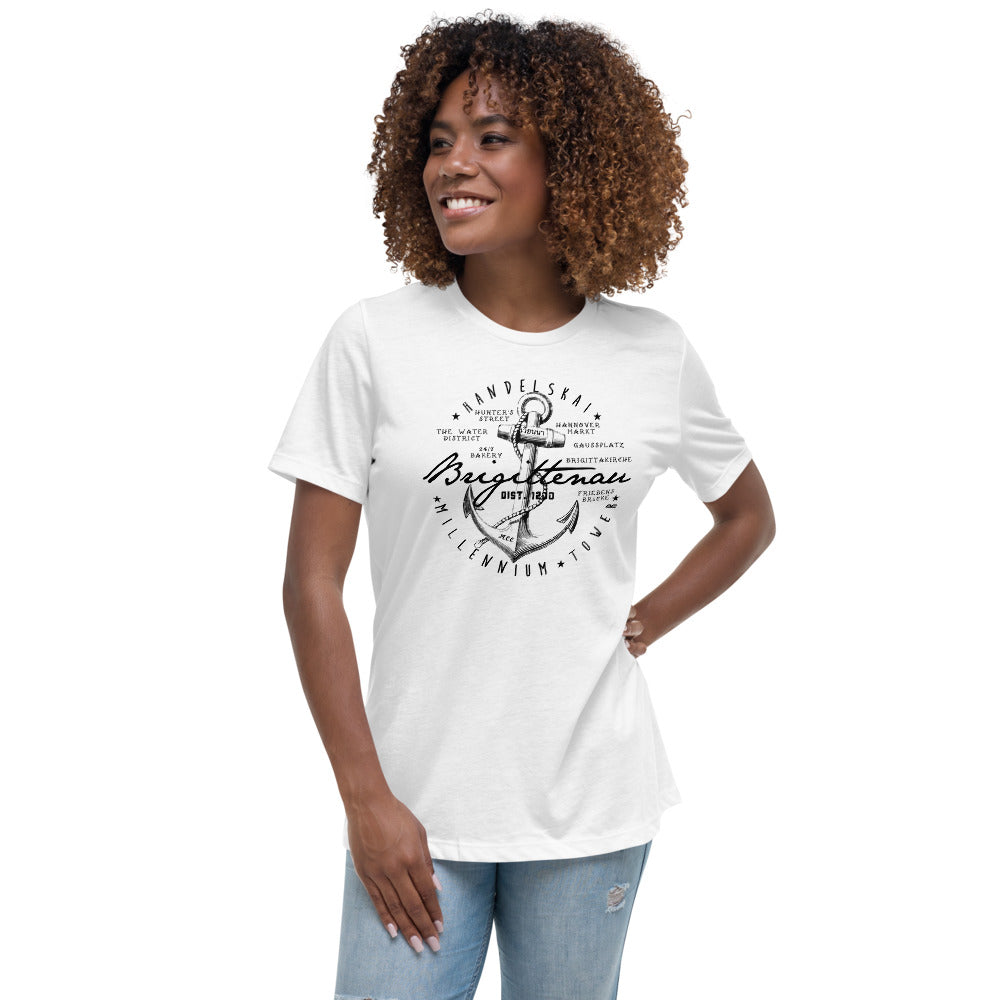 20., Brigittenau, Wien, „Americana“, Premium Lockeres Damen T-Shirt