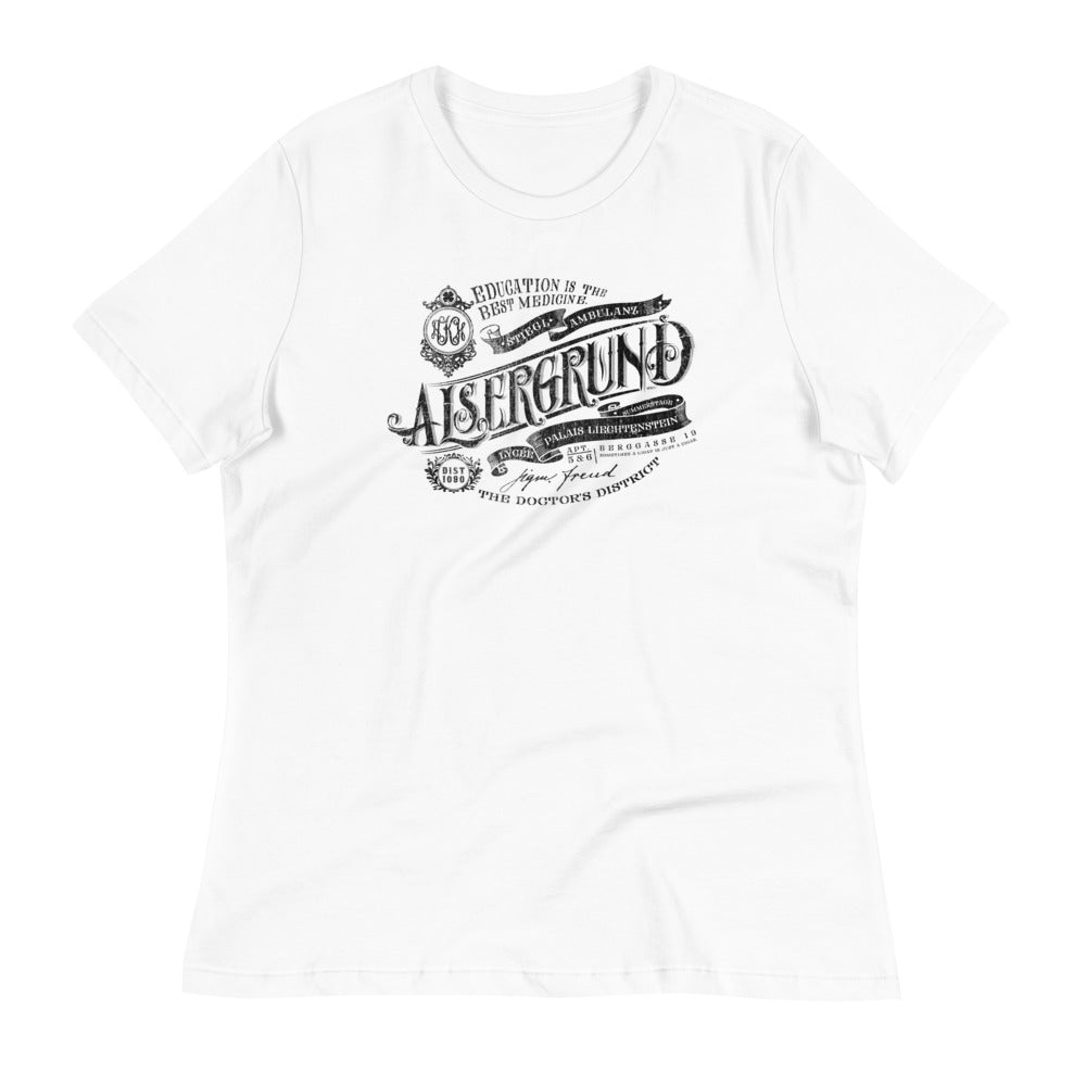 09., Alsergrund, Wien, „Americana“, Premium Lockeres Damen T-Shirt