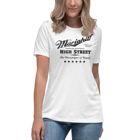 06., Mariahilf, Wien, „Americana“, Premium Lockeres Damen T-Shirt