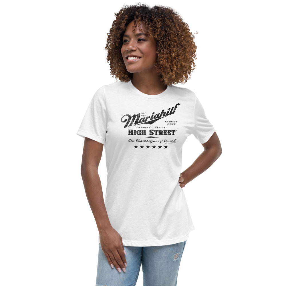 06., Mariahilf, Wien, „Americana“, Premium Lockeres Damen T-Shirt