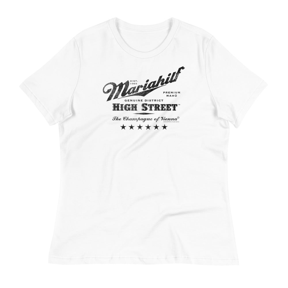 06., Mariahilf, Wien, „Americana“, Premium Lockeres Damen T-Shirt