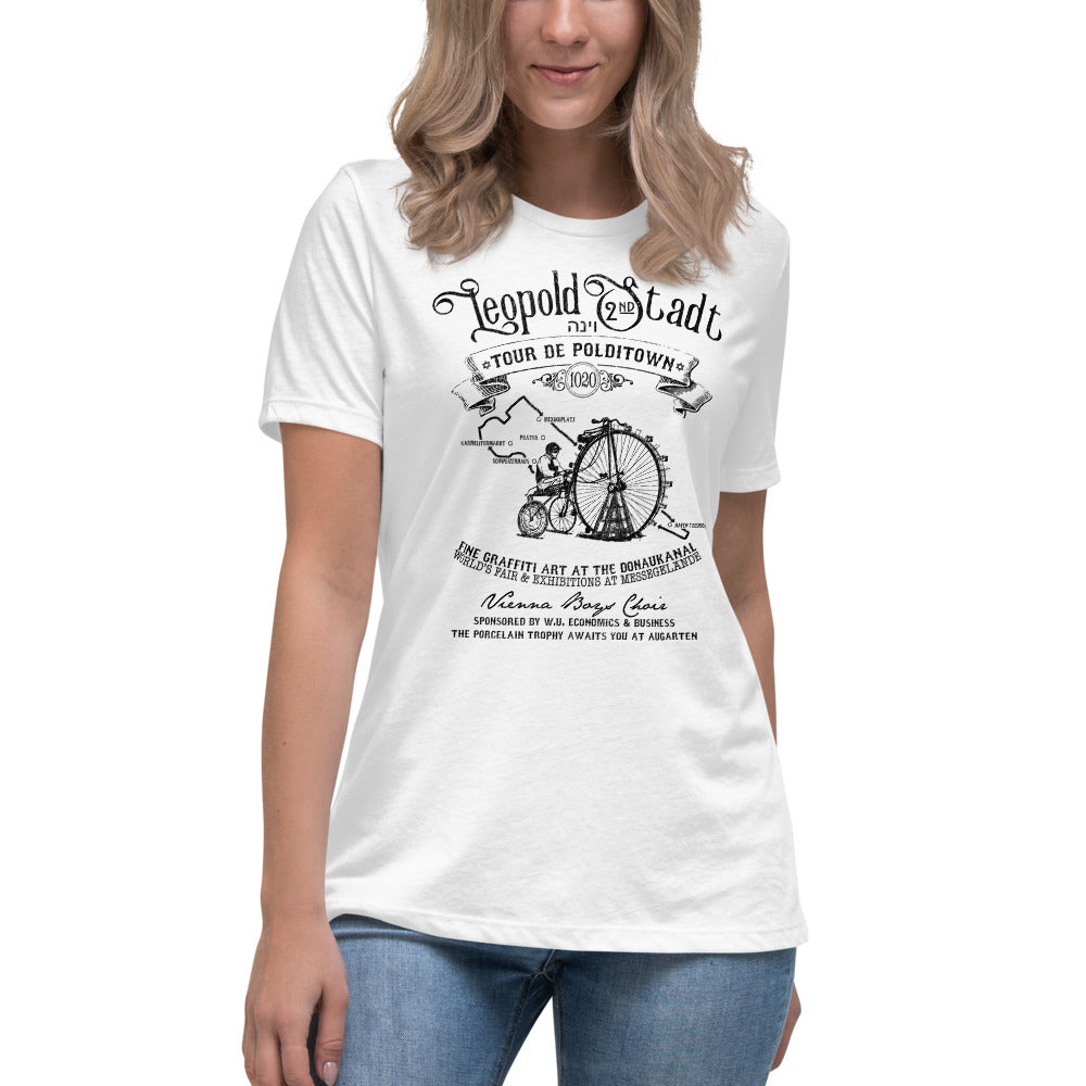 02., Leopoldstadt, Wien, „Americana“, Premium Lockeres Damen T-Shirt